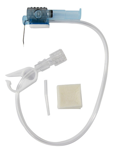 Pps Flow Aguja Huber Con Linea 19g X 20 Mm Perouse Medical