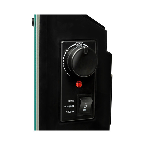 Imagen 4 de 4 de Calefactor Panel Vidrio Pie Pared Liliana Ppv200 1200w Color Blanco