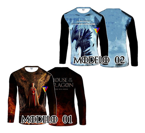 Sudadera House Of The Dragon Adulto Full Color Talla S M L