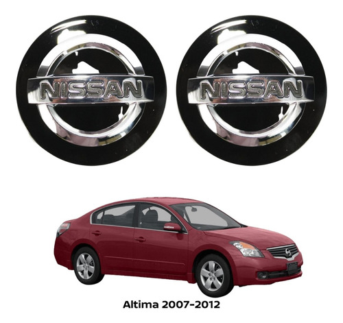 Par Tapones Negros Altima 2009 Nissan