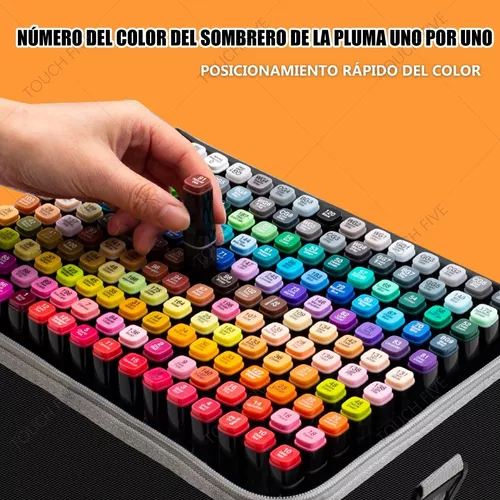 262 Colore Marcadores Doble Punta Plumones Punta Pincel