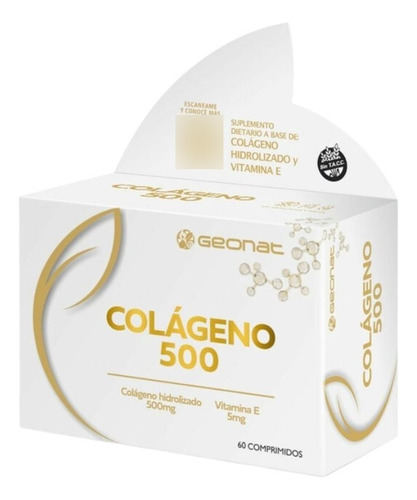 Geonat Colágeno 500g 60 Comprimidos
