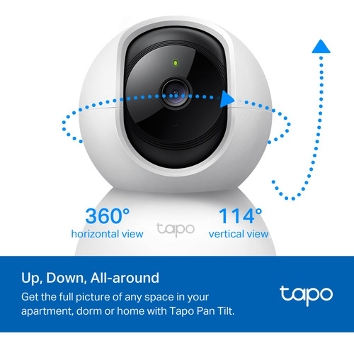 Cámara Ip Tp-link Tapo C210, Full Hd, Visión Nocturna, Wi-fi