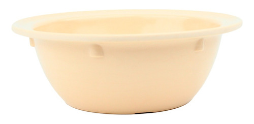12 Tazones De 100% Melamina Restaurante 500 Ml Vencort Color Beige