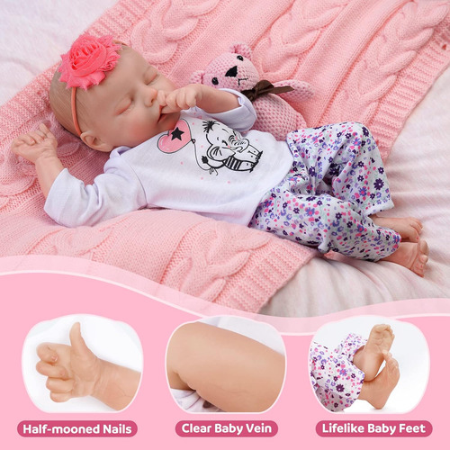 Muñecas Para Bebés Reborn Reborn Babeside - 17 Pulgadas De M