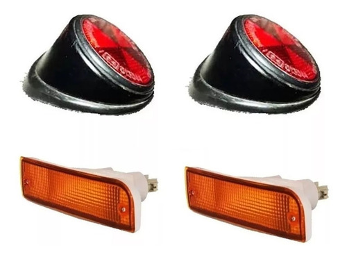 Combo Ojo De Gato + Faro Giro Hilux 2001 2002 2003 2004 2005