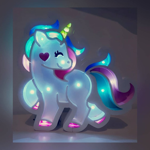 Figura Corporea Led Polifan Unicornio Pony Candy Bar