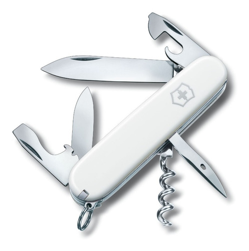 Victorinox Navaja De Bolsillo Spartan, 12 Usos, Blanco