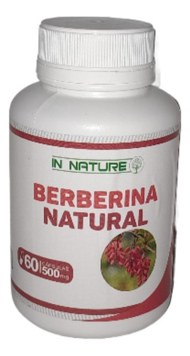 Berberina Natural, Adelgazante 60 Cápsulas De 500mg 