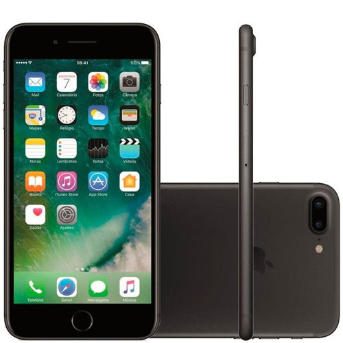 iPhone 7 Plus Apple 128gb Preto Hd 5,5 Ios 10 4g  12 Mp