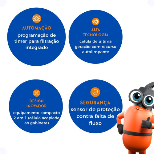 Gerador De Cloro Automatico Easyclor Home G5-03 - Nautilus