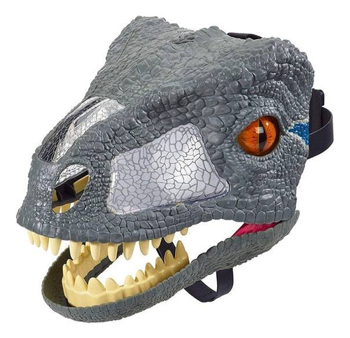 Juguete Jurassic World Máscara Muerde Y Ruge Velociraptor