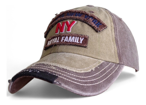  Gorra Ny Trucker Vintage New York Bordada Hebilla Roturas