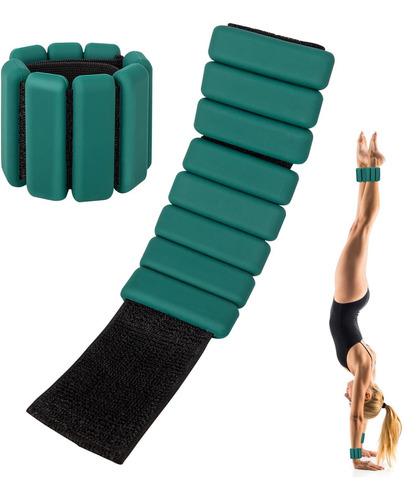 Paquete De 2 Polainas For Tobillos Y Muñecas, De Silicona