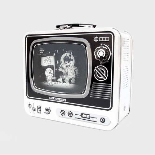 Lonchera Metálica Retro Tv