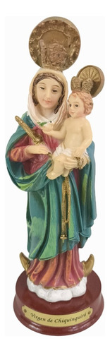Virgen Chiquinquirá, Chinita De Poliresina - Di Angelo 10 Cm