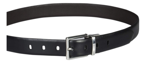 Cinturón Calvin Klein Reversible Para Mujer, Color Negro/mar