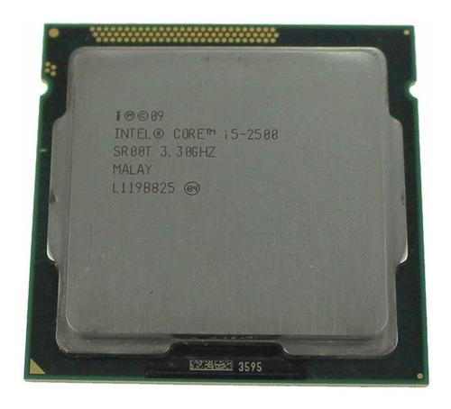 Procesador gamer Intel Core i5-2500 BX80623I52500  de 4 núcleos y  3.7GHz de frecuencia con gráfica integrada