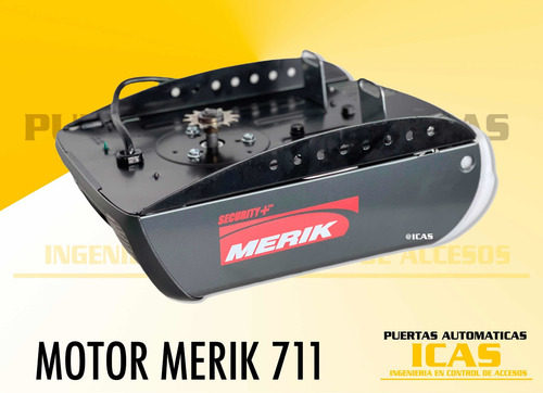 Imagen 8 de 10 de Silencioso Motor Merik 711 Para Porton Automatico Sin Riel