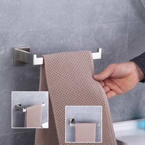 Toallero De Acero Inoxidable Cepillado, Soporte Para Toalla