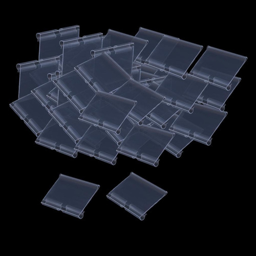 Soporte De Precio De Estante De Pvc Transparente De 80x42mm