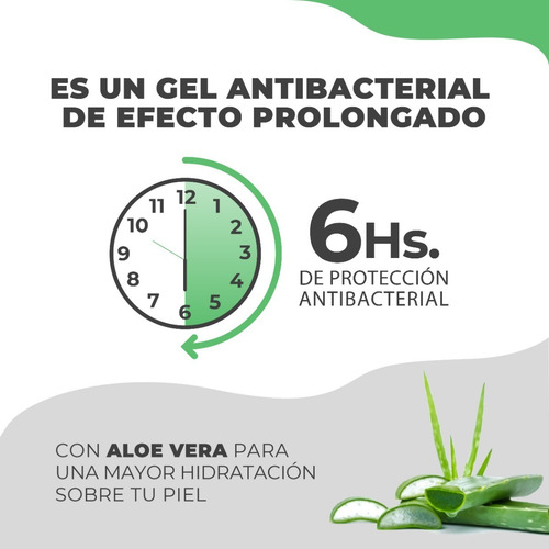 Alcohol En Gel Nano Apsepsis Con Aloe Vera 80cc X 5
