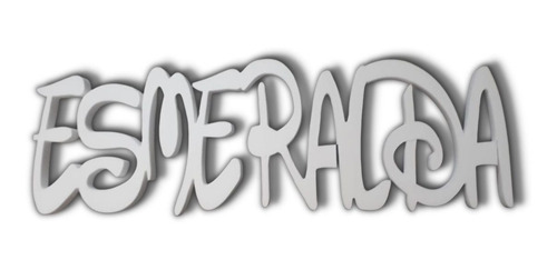Imagen 8 de 10 de Carteles Nombres Palabras De 30 Cm X 75 Cm Polyfan Corpóreo