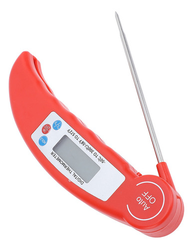 Sonda Digital Roja Roja De Temperatura De Alimentos Para Car