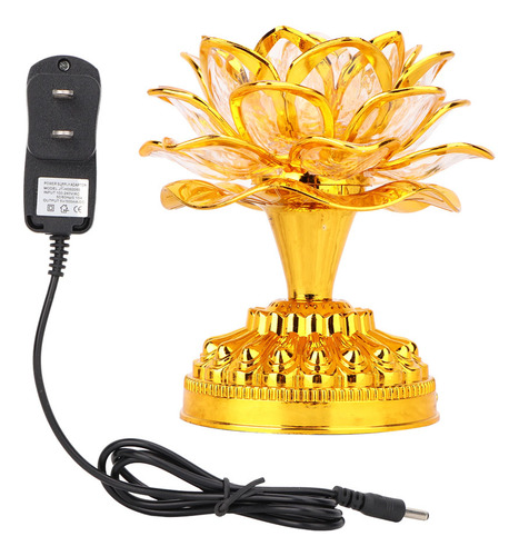 Lámpara Led Con Luz De Buda Para El Hogar, Dorada, 36 Cancio