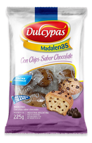Mix Madalenas Dulcypas - Caja X 10 Paquetes Surtidos