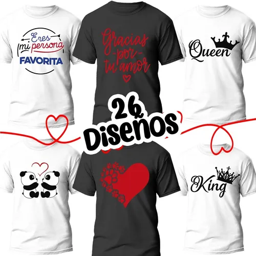26 Vectores Duos 14 De Febrero San Valentin Para Playeras