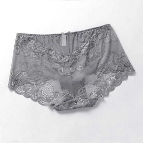 Calzoncillos Para Mujer, Ropa Interior De Color Liso Sin Lla