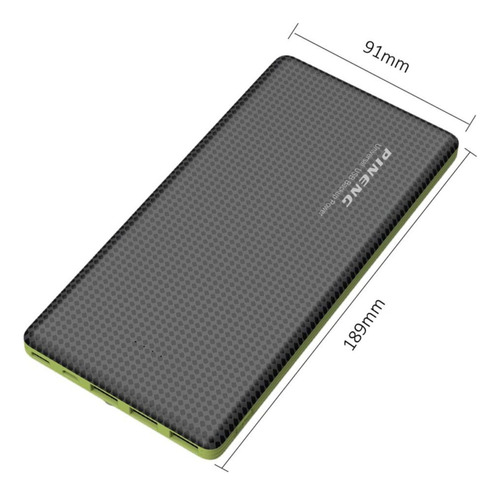 Carregador Externo Pineng 10000mah Carga Rápida Para Celular