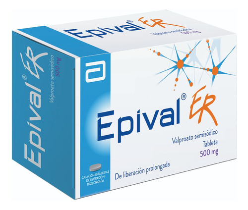 Epival Er Tableta De Liberación Prolongada 500 Mg, 60 Tabletas