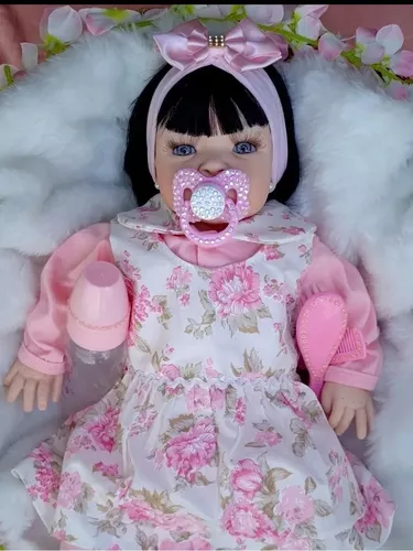 Boneca Bebe Reborn Barata Menina Princesa Enxoval - USA Magazine