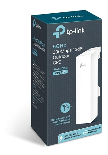 Repetidor Wi-fi Para Exterior 5ghz 300mbps 13dbi Cpe510