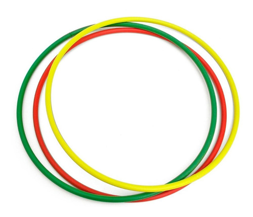 Aros Pvc 50cm X 10 Unidades Hula Hula