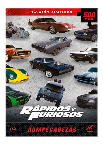 Rompecabezas Coleccionable, Fast & Furious, 500 Pzas Novelty