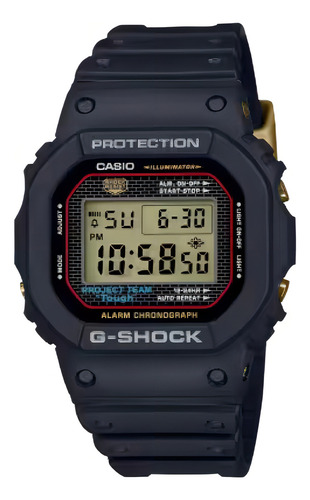 Reloj Casio G-shock DW-5040PG-1DR *rojo. Color de la correa Ltda 40th: negro, color del bisel: negro, color de fondo: amarillo