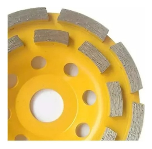 Disco Copa Diamantada 4 1/2 Doble Segmento Para Pulir