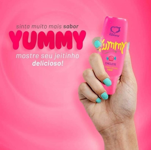 Yummy Gel Térmico Esquenta Esfria Oral Beijável Lubrifica Sabor Chiclete