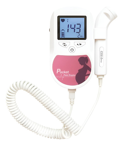 Doppler Fetal Contec Baby Sound Portátil Monitor De Latidos