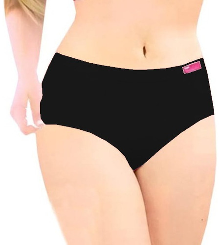 9 Pantaletas Sexy Dama Corte 3/4 Body Siluette Modelo 2531