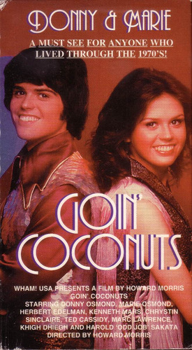 Donny & Marie Osmond Going Coconuts Country Vhs Pvl