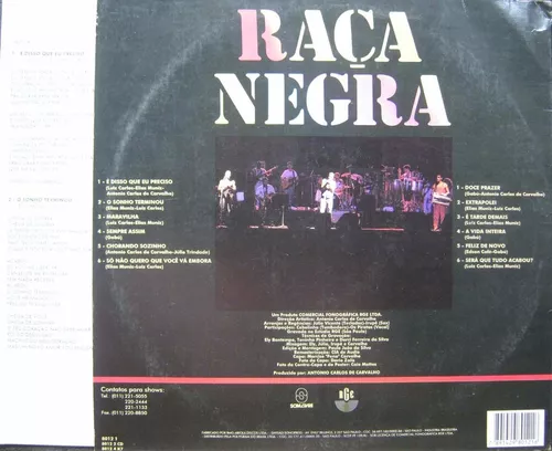 Raça Negra - É Tarde Demais - LP Vinil (1995)