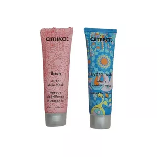 Amika Instant Shine Mask Y Hydro Rush Mask 30ml C/u