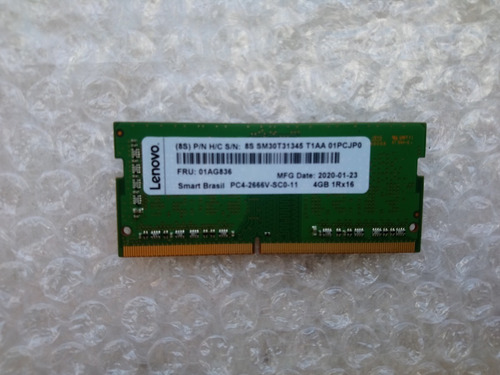Imagem 2 de 2 de Memória Ram 4gb Ddr4 - 2666 Mhz Sodimm