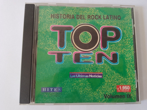 Cd Musical Éxitos De Ayer Y Hoy  Top Ten Volumen 9