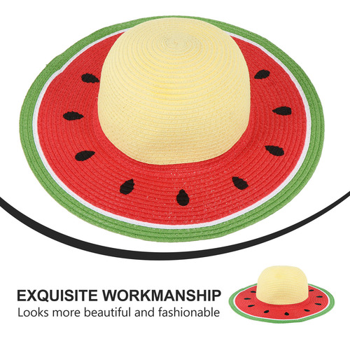 Sombrero De Sandía Práctico Y Exquisito Para Padres E Hijos,