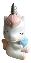 Comprar Alcancía De Resina Unicornio - Rosado Para Niñas Unicornio Blanco